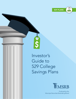 Investor`s Guide to 529 College Savings Plans