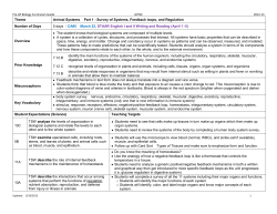Theme Animal Systems &plusmn; Part 1