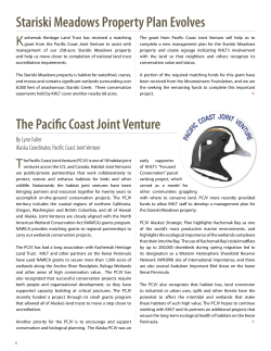 The Pacific Coast Joint Venture
