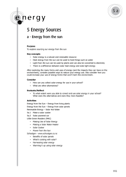 5 Energy Sources