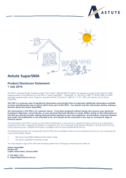 Astute SuperSMA - Diversa Limited