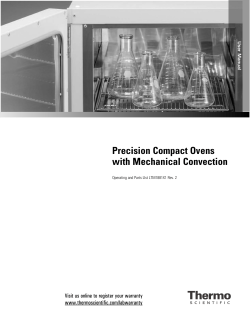 Precision Compact Ovens with Mechanical Convection