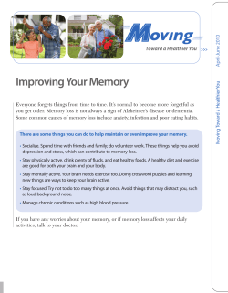 ImprovingYourMemory - Arkansas Blue Cross and Blue Shield