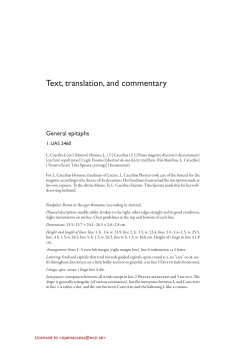 Text, translation, and commentary