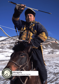 Mongolia - Pioneer Expeditions