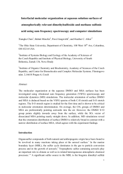 Interfacial molecular structure of aqueous solutions of