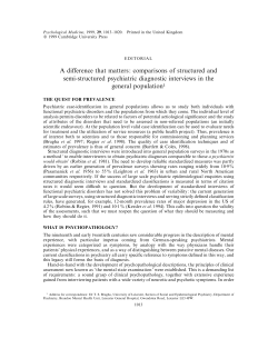 A difference that matters: comparisons of structured and semi