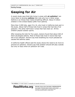 Gasping for Air - Mr. Maben`s Class