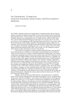 The `sub-national` connection: legislative coalitions, cross