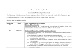 Construction Industry Council Construction Workers Registration