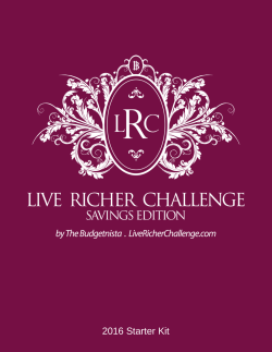 2016 LRC Starter Kit - The Budgetnista Blog