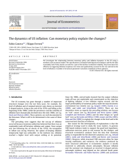 Can monetary policy explain the changes?
