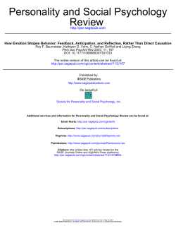 How emotion shapes behavior