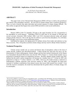 Implications of Global Warming for Demand