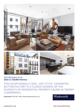 This exceptionally cool `loft style` converted button factory is a classic