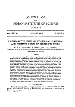 journal of indian institute of scienc - Journal of the Indian Institute of