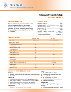 Potassium Hydroxide Pellets
