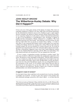 JOHN HEDLEY BROOKE The Wilberforce