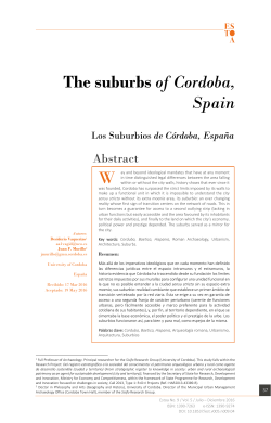 The suburbs of Cordoba W