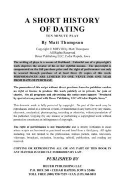 Script Preview - Heuer Publishing