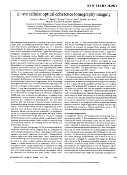 new technology - Biophotonics Imaging Laboratory