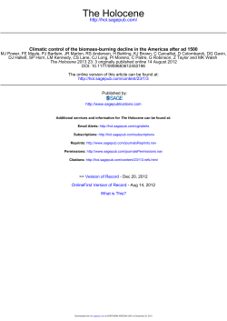 Power, MJ, Mayle, FE, Bartlein, PJ, Marlon, JR, Anderson, RS