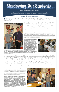 Cole Snider - the Enumclaw School District