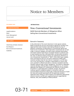 Notice to Members 03-71