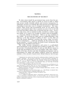 mechanisms of secrecy