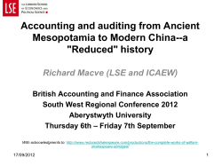 Accounting and auditing from Ancient Mesopotamia