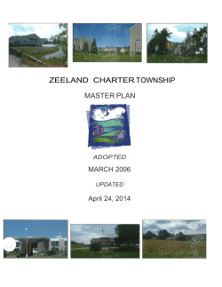 2014 Master Plan - Zeeland Charter Township