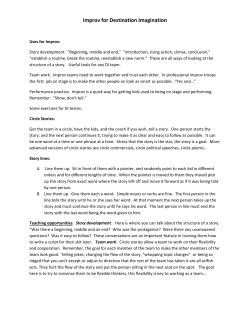 Improv for Destination Imagination