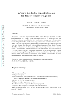 xPerm: fast index canonicalization for tensor computer algebra