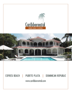 COFRESI BEACH | PUERTO PLATA | DOMINICAN REPUBLIC www