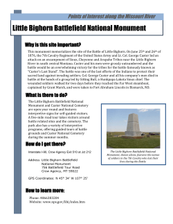 Little Bighorn Battlefield National Monument