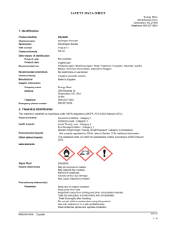 Oxysafe_SDS - Energy Mizer