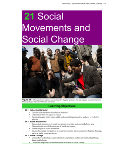 21 Social Movements and Social Change