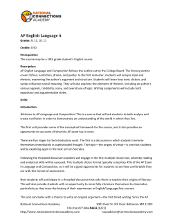 AP English Language A