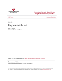 Ringworm of the feet - DigitalCommons@UNMC