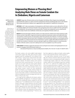 Empowering Women or Pleasing Men?