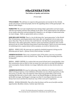 Transcript - Media Education Foundation