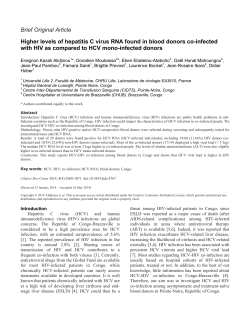 Brief Original Article Higher levels of hepatitis C virus RNA found in