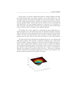 Determining the Optimal Pan for Baking