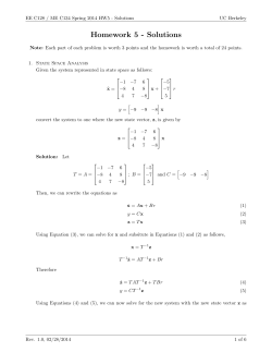 Homework 5 - Solutions - EECS: www