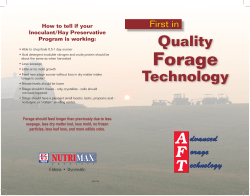AFT Quality Forage Technology Brochure