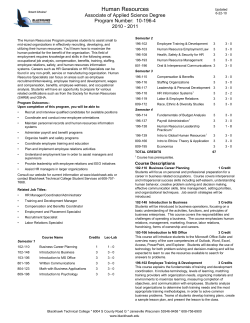 Human Resources - Blackhawk Technical College