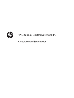 HP EliteBook 9470m Notebook PC