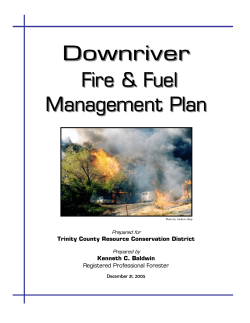 TABLE OF CONTENTS - Trinity County Resource Conservation District