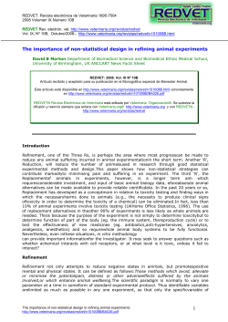 The importance of non-statistical design in refining