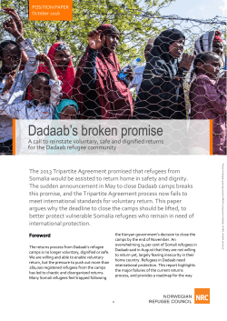 Dadaab`s broken promise